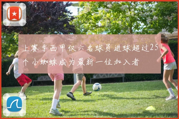 上赛季西甲仅六名球员进球超过25个小蜘蛛成为最新一位加入者